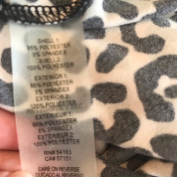 Tommy Hilfiger Leopard Print Collared Sleeveless Top Sz S - Picture 5 of 5